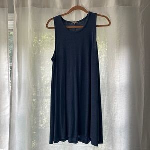 Madewell Blue Sleeveless Dress, XL